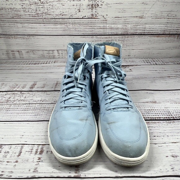 Air Jordan 1 High Decon “Easter” University Blue/Vachetta Tan-White Size 13 - Picture 4 of 9